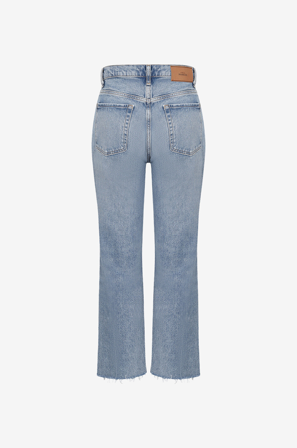 7 FOR ALL MANKIND Logan Stovepipe cotton straight leg jeans Women LIGHT BLUE 2