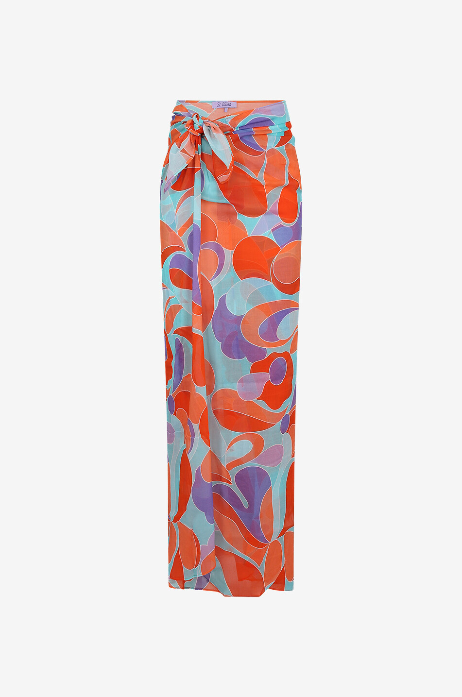 MC2 SAINT BARTH Strand-Pareo aus Baumwolle und Seide Tahiti Damen BUNT1 1