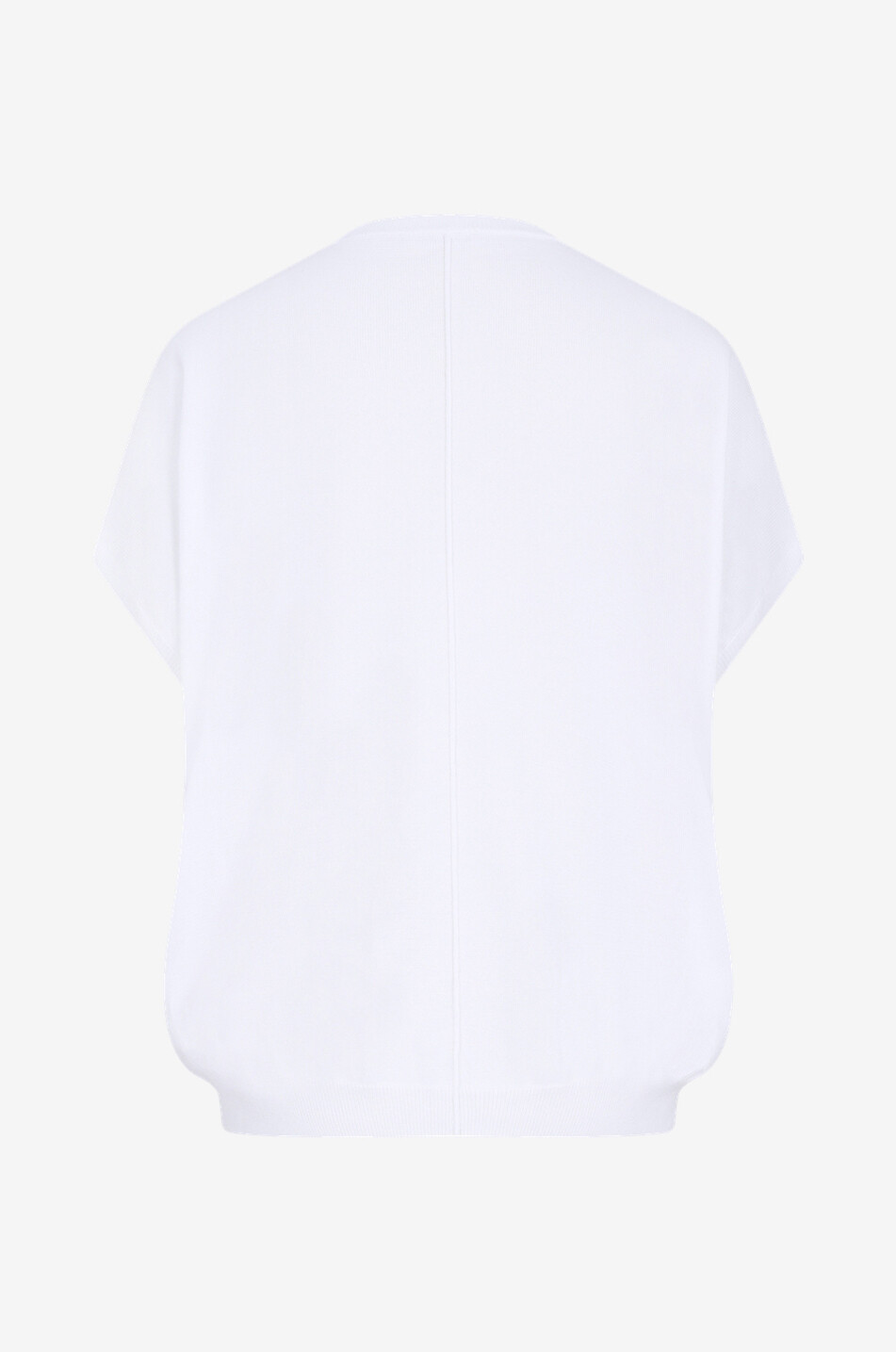 HANA SAN Panisse cotton short-sleeved jumper Women WHITE 2