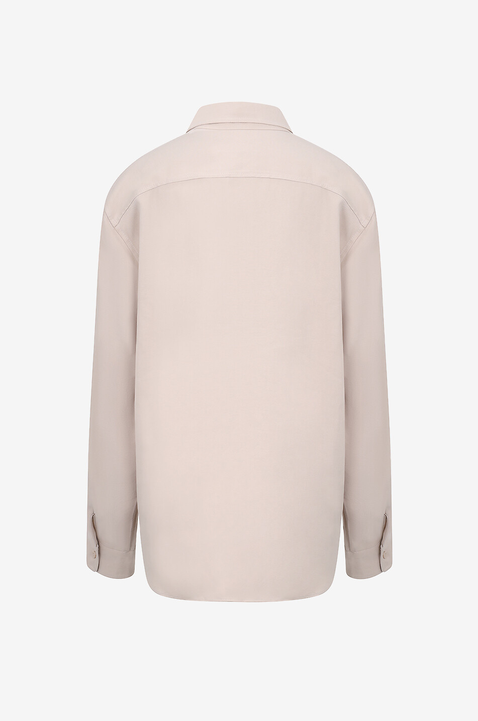 THE FRANKIE SHOP Langarm-Hemd aus fliessendem Twill Lotta Fluid Damen BEIGE 2