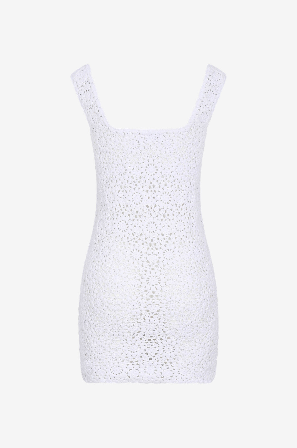 MC2 SAINT BARTH Kurzes Strandkleid aus Baumwolle Jaisal Damen WEISS 2