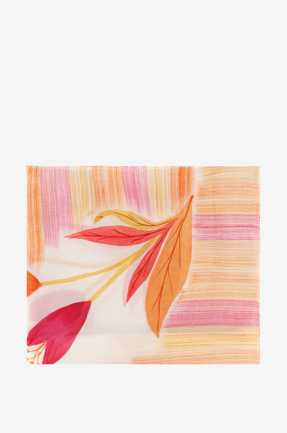 PINK MAHARANI Stola aus Seide Chiffon Joy Damen ORANGE 1