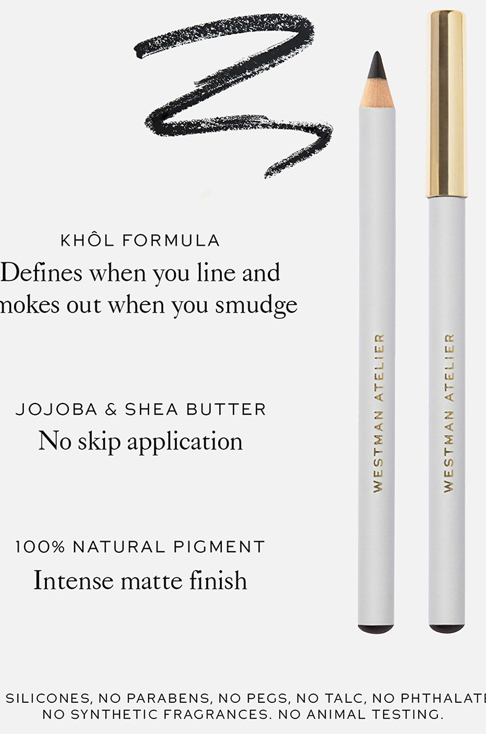 WESTMAN ATELIER Eye Love You - Khôl Noir - eye pencil Women Colourless 3