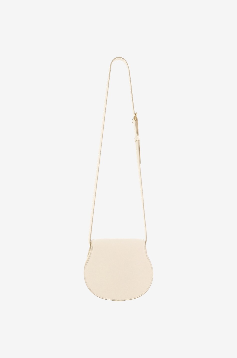 CHLOE Marcie Small grained leather shoulder bag Women WHITE 3