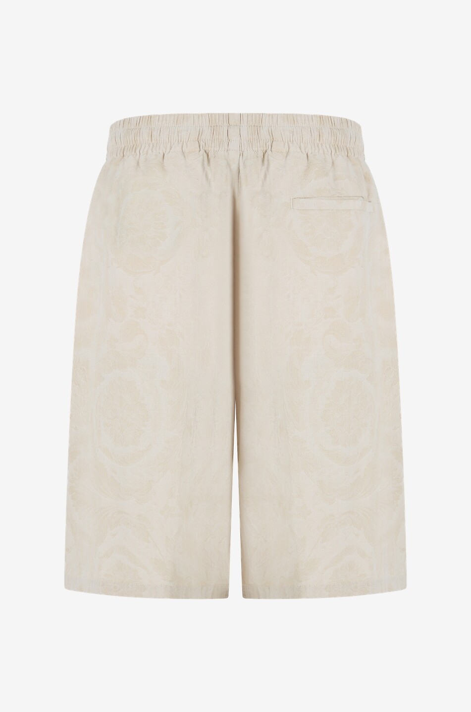 Jacquard-Shorts aus Chambray-Jacquard Barocco Silhouette