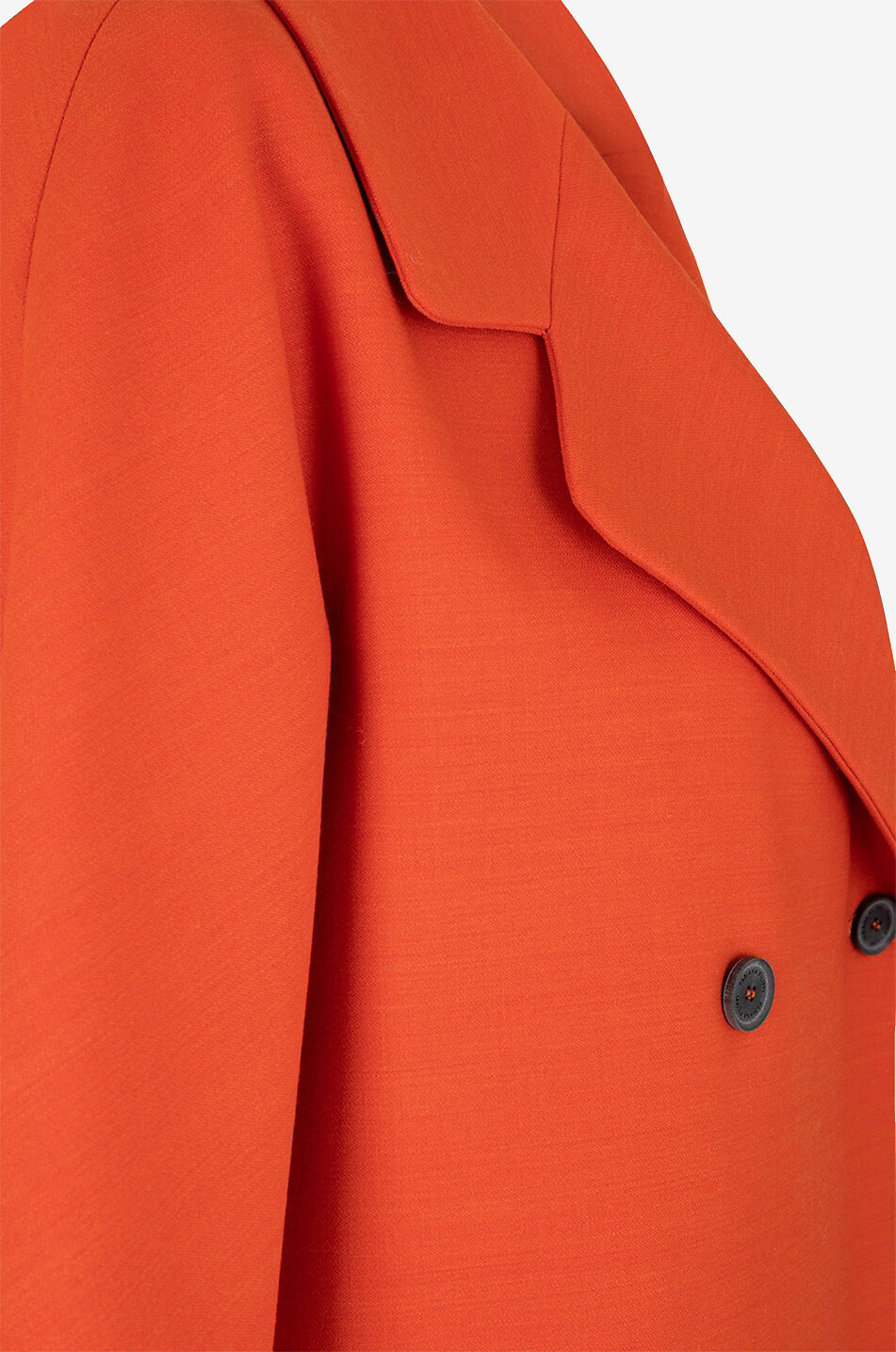 FABIANA FILIPPI Boxy wool blazer with three-quarter sleeves Women ORANGE 3