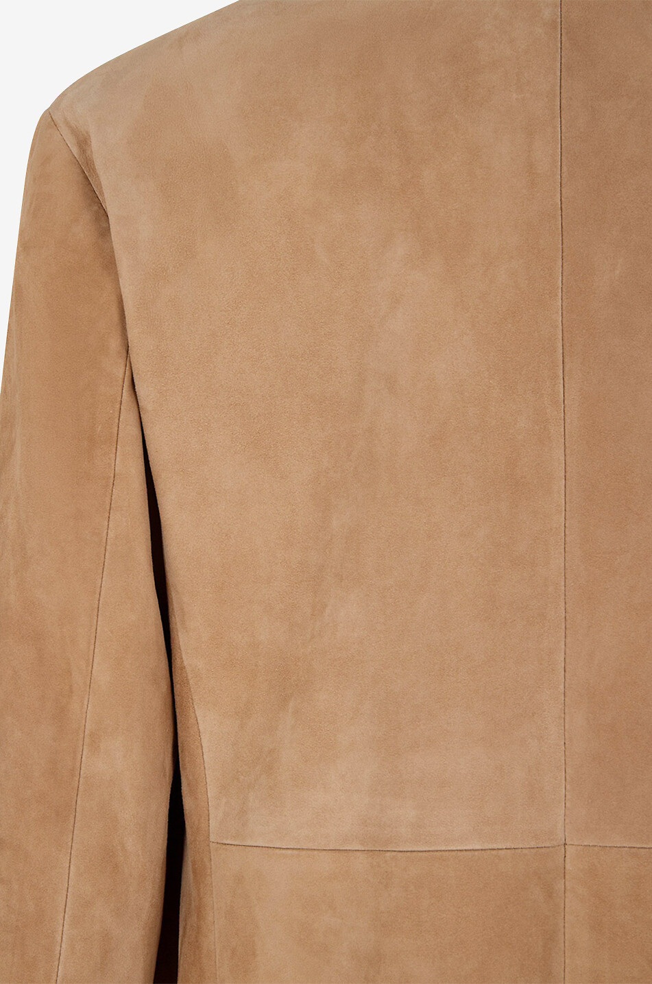 FABIANA FILIPPI Single-breasted suede blazer Women CAMEL 3