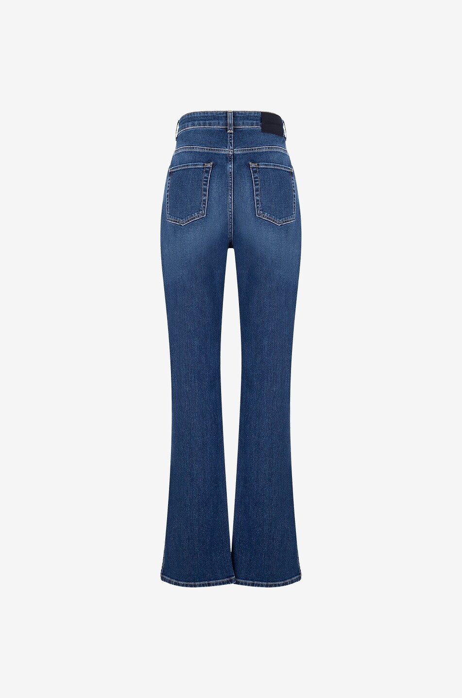 Gerade Jeans mit hoher Taille