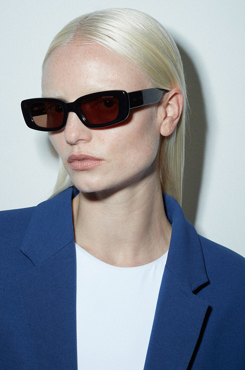 DMY BY DMY Preston rectangular acetate sunglasses Women BLACK 3