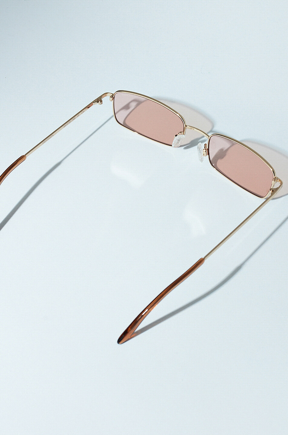 Olsen rectangular metal sunglasses