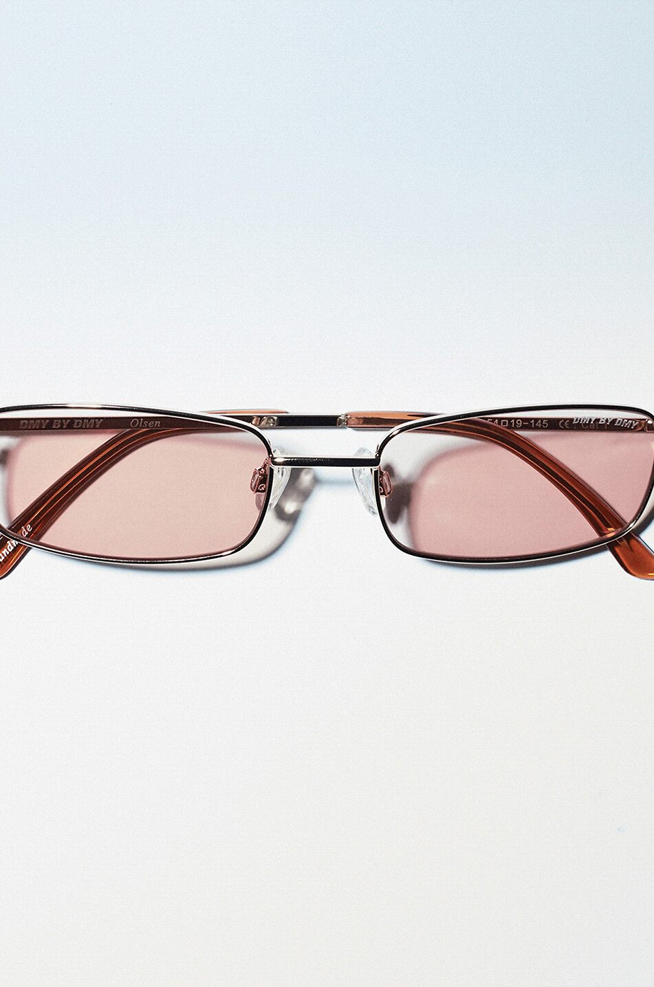 DMY BY DMY Olsen rectangular metal sunglasses Women PINK 7