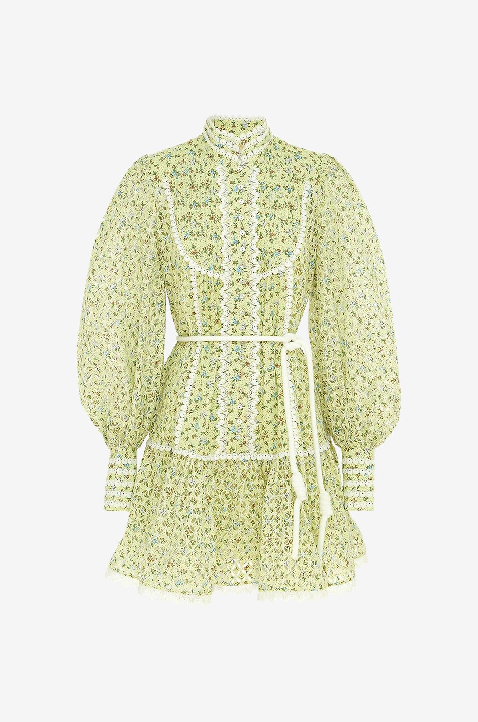 Maeve embroidered mini dress in cotton