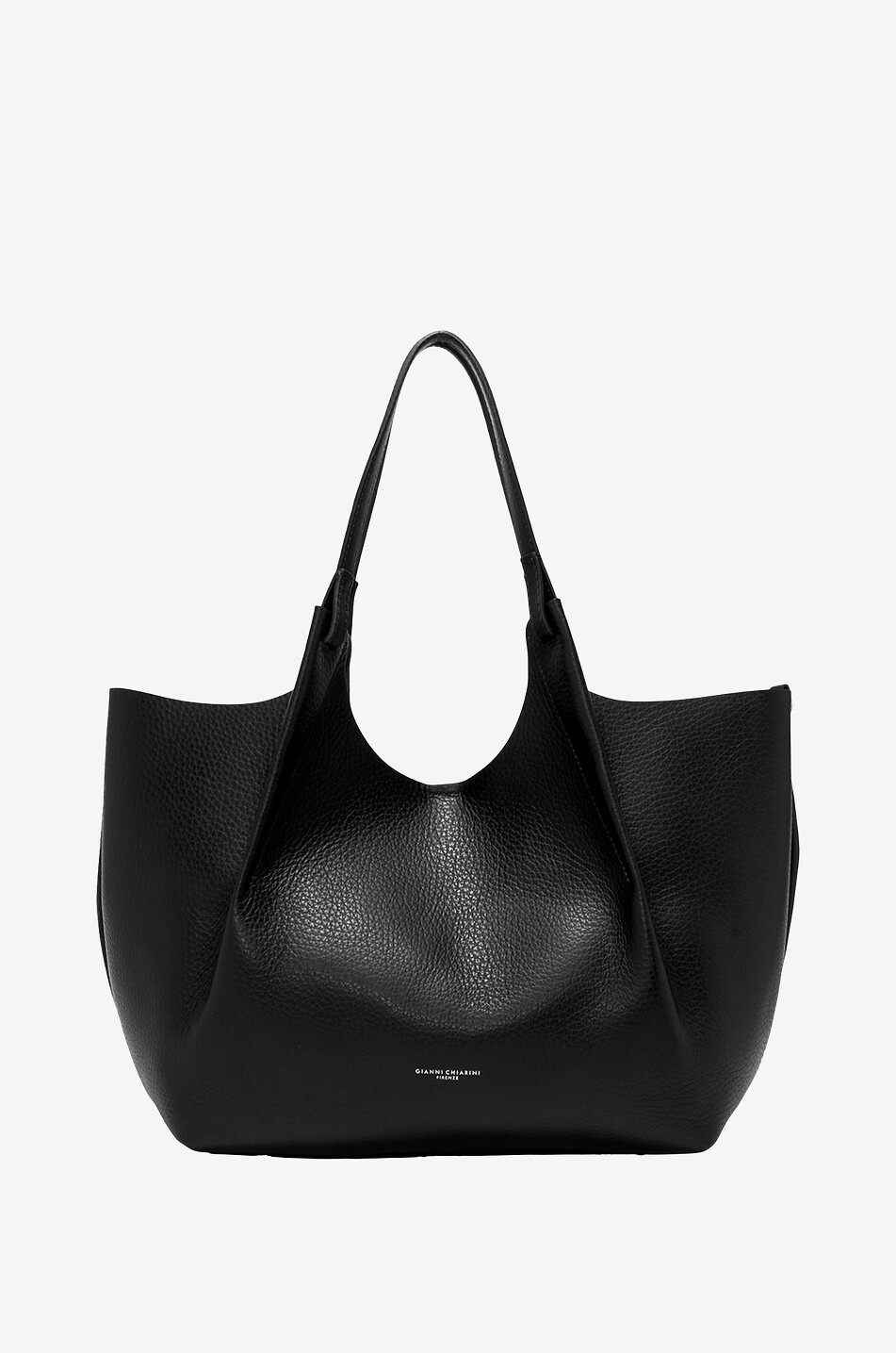GIANNI CHIARINI Tasche aus genarbtem Leder Dua Damen SCHWARZ 2