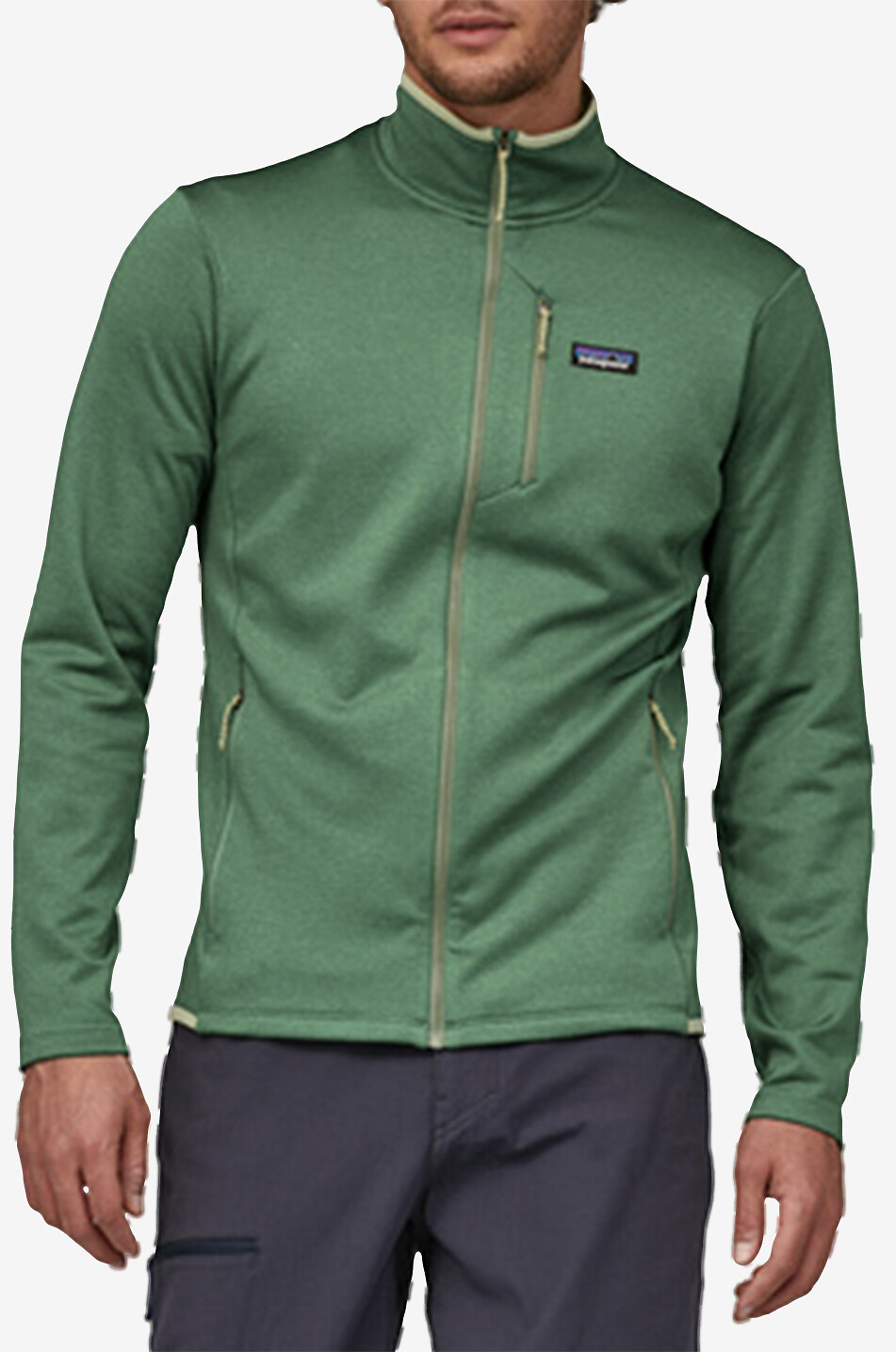 PATAGONIA Veste technique R1 Daily Homme VERT 2