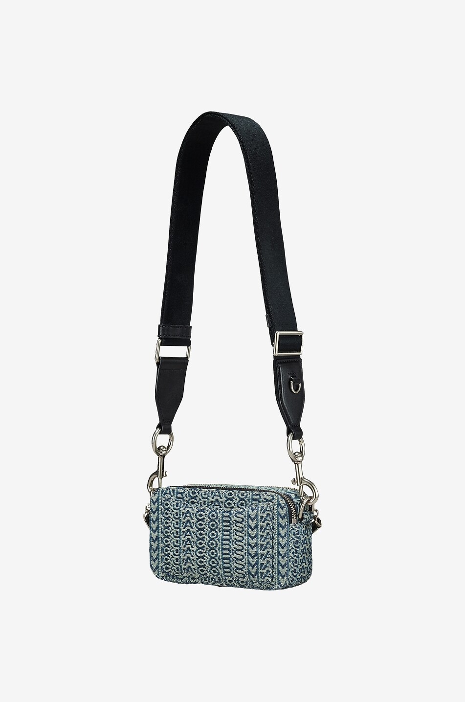 Sac porté croisé The Washed Monogram Denim Snapshot