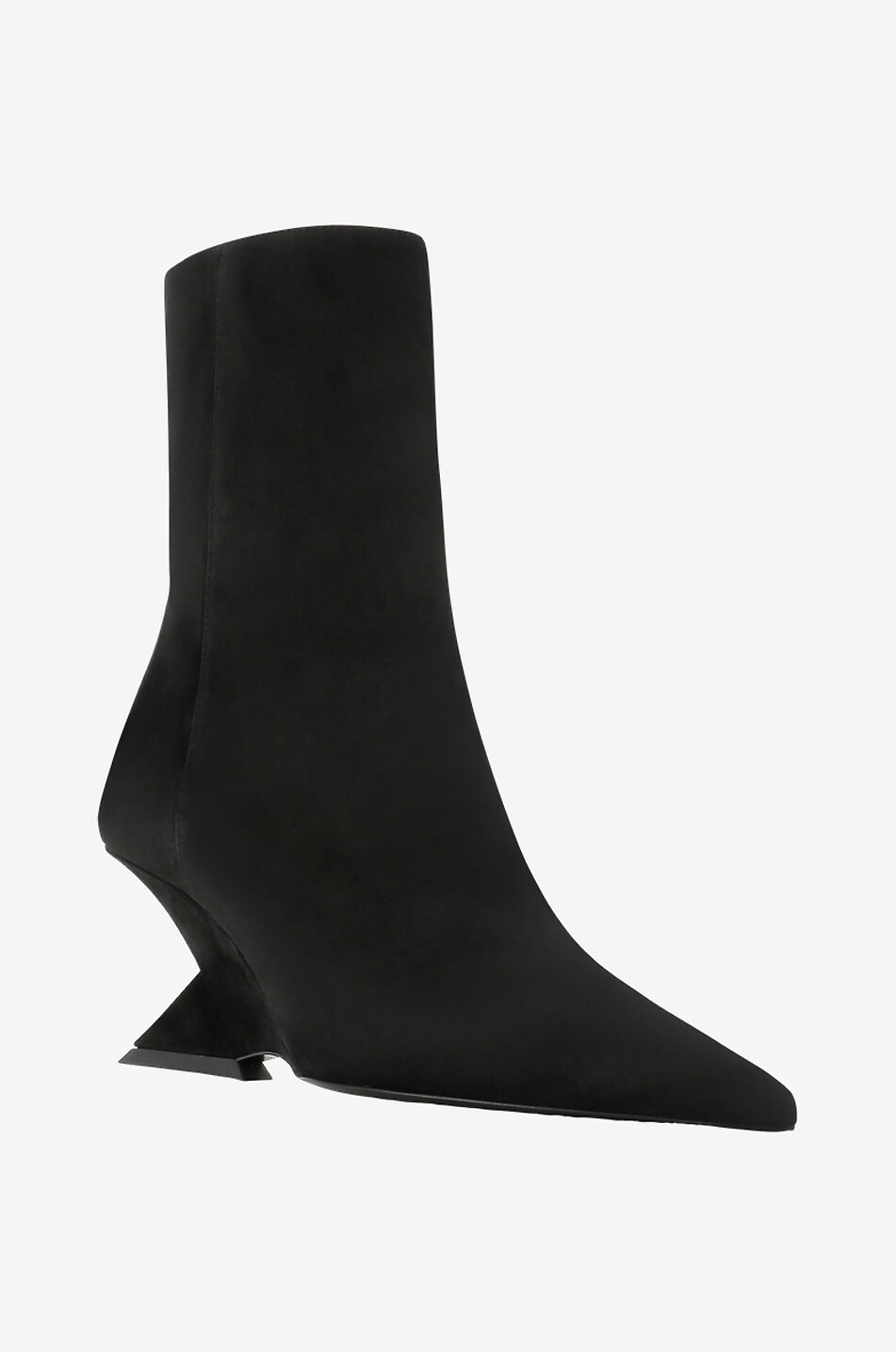 Keil-Stiefeletten aus Wildleder Cheope 60