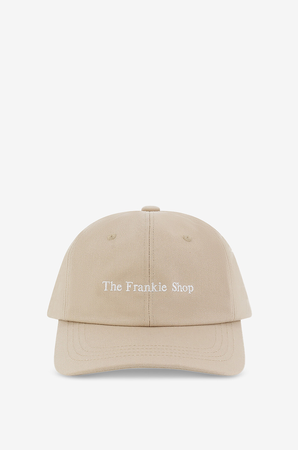 THE FRANKIE SHOP Frankie gabardine baseball cap Women BEIGE 1