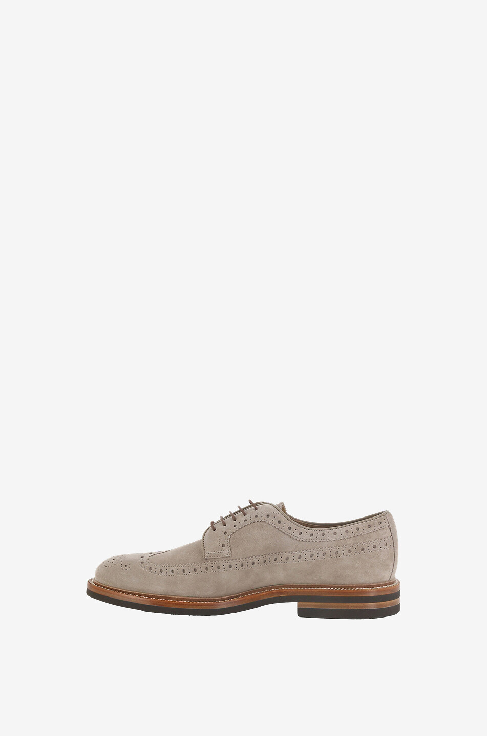 Longwing Brogue lace-up shoes in suede