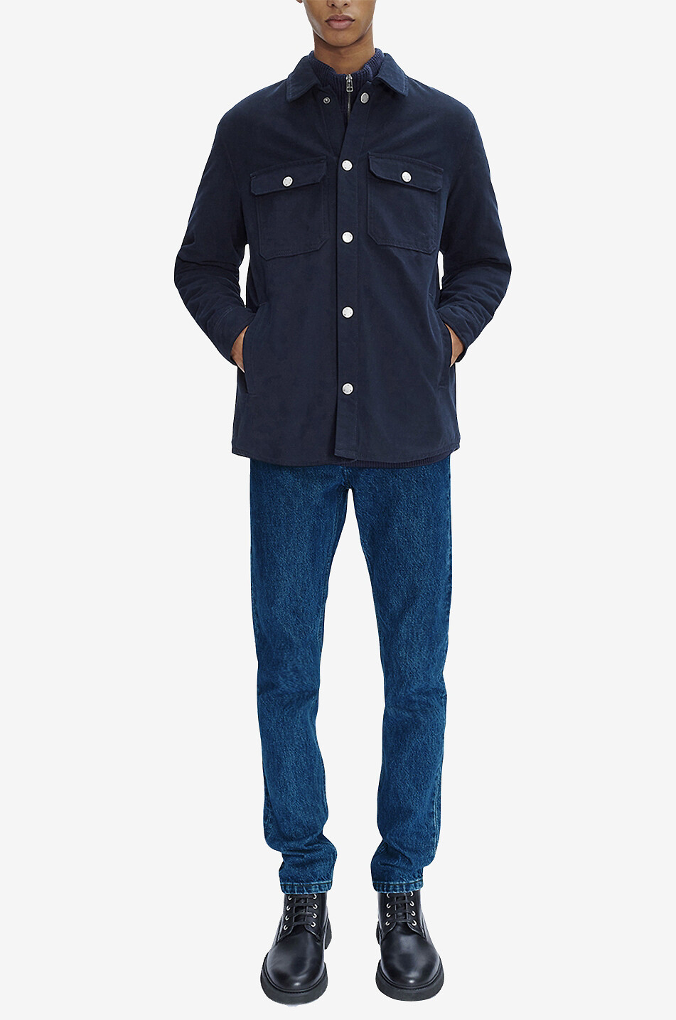 Gabardine-Hemdjacke Alex