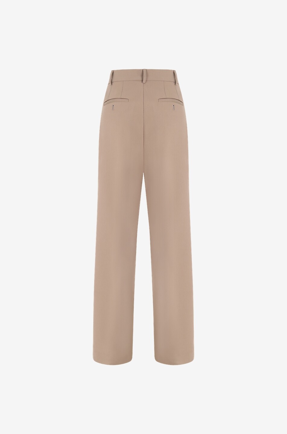 THE FRANKIE SHOP Verkürzte gerade Bundfaltenhose mit hohem Bund Bea Damen BEIGE 2
