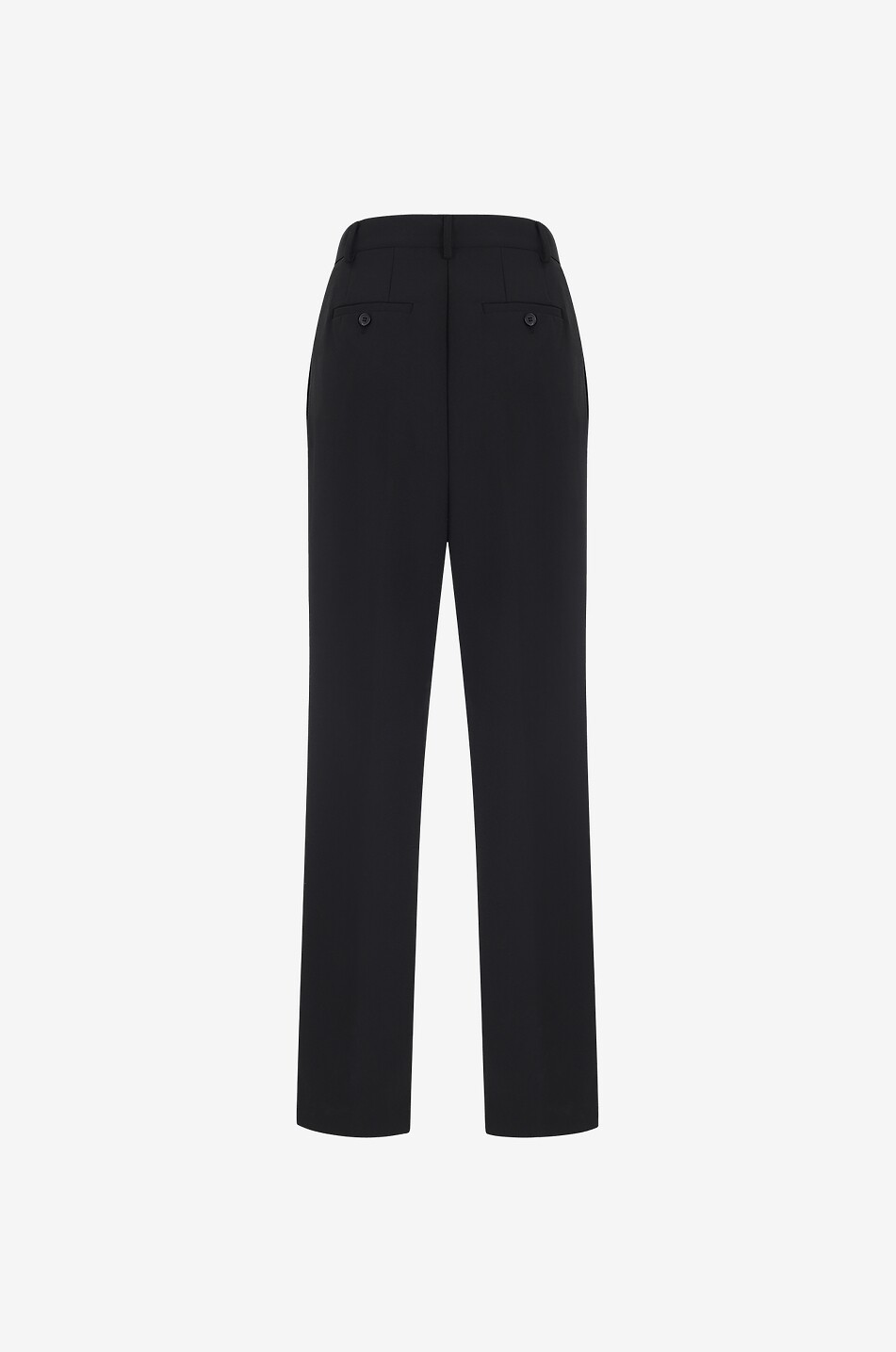 THE FRANKIE SHOP Verkürzte gerade Bundfaltenhose mit hohem Bund Bea Damen SCHWARZ 2