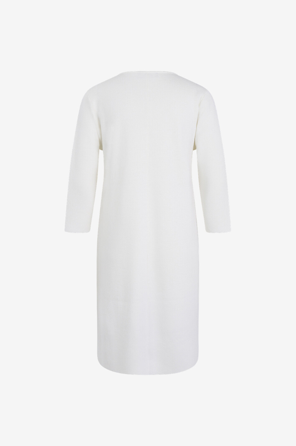 FABIANA FILIPPI Robe tunique courte en maille Milano Femme BLANC 2
