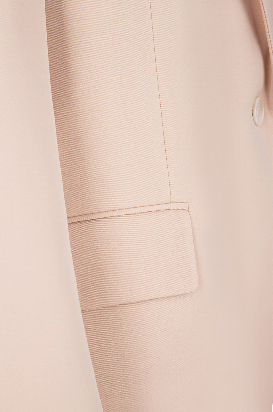 Blazer à boutonnage simple en laine Iconic Slim Boyfriend