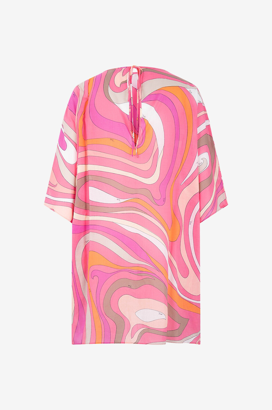 Caftan court en voile Marmo