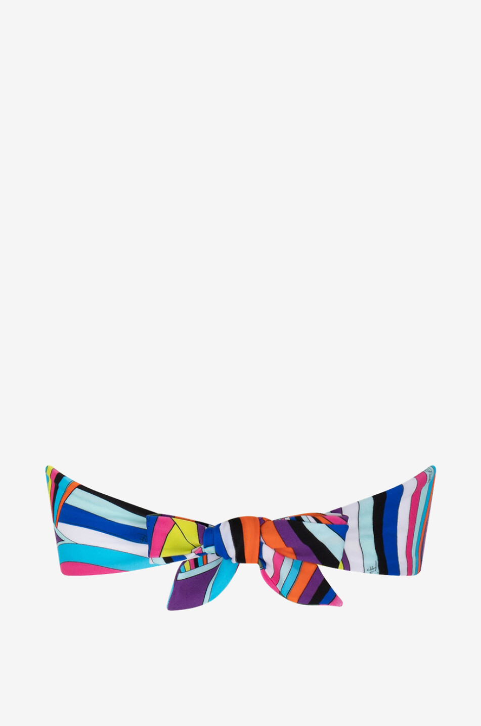 PUCCI Iride bandeau bikini top Women MULTI COLOURED 2 2