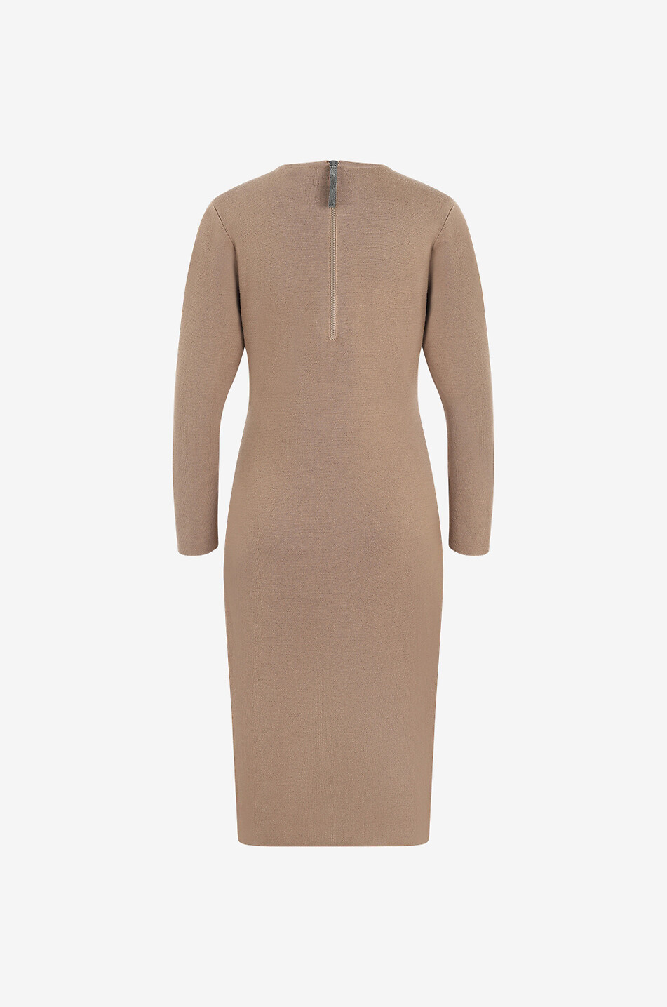 Robe fourreau en maille de laine