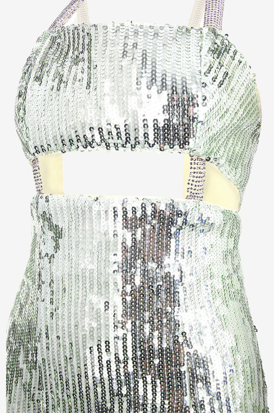 GALVAN LONDON Robe longue à sequins Rebecca Femme VERT CLAIR 7