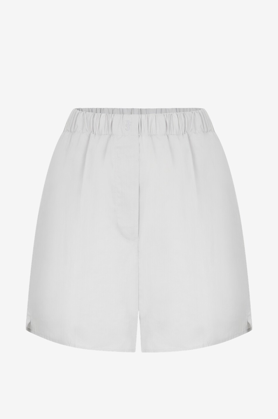 THE FRANKIE SHOP Oversize-Shorts aus Bio-Baumwolle Lui Damen GRAU 1