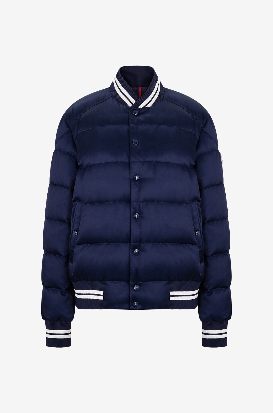 Dives satin down bomber jacket