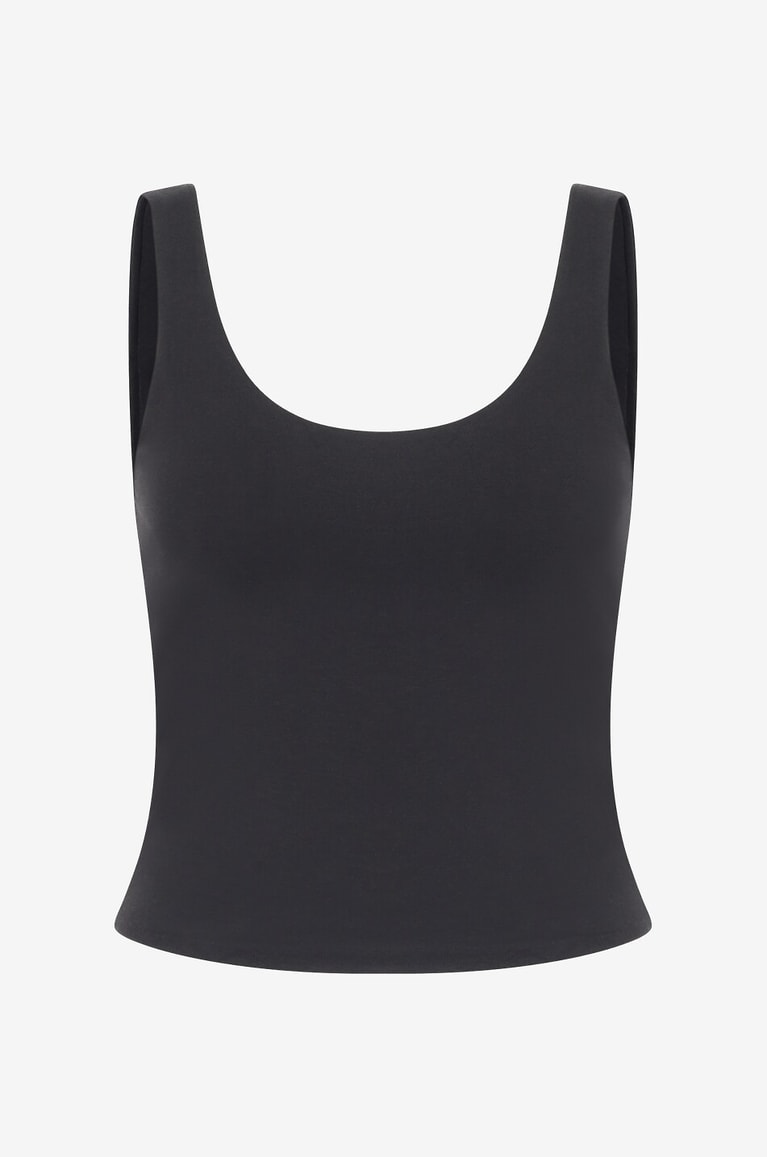 SKIN Débardeur de sport en coton Pima biologique Aurora  NOIR 1