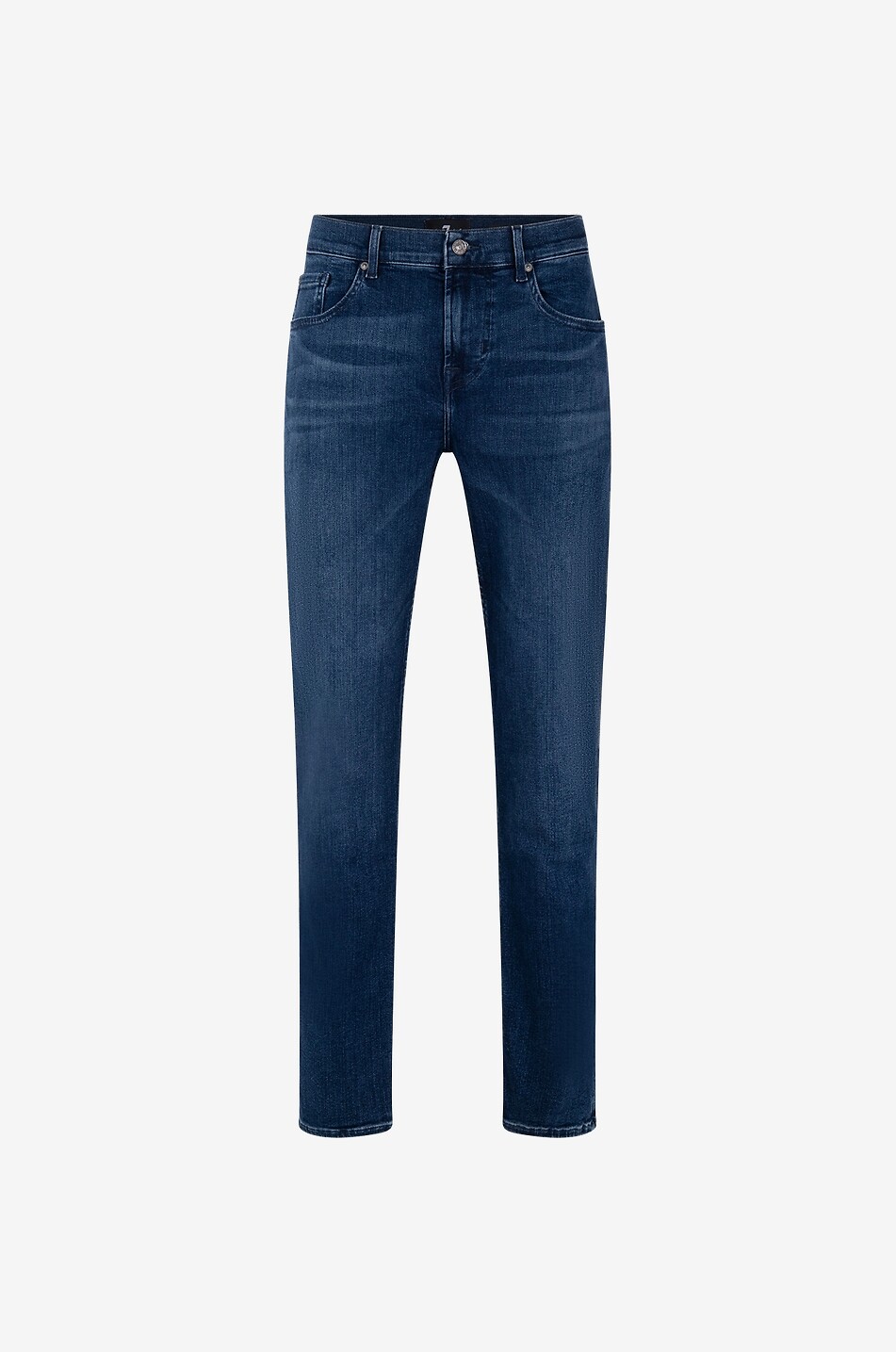 7 FOR ALL MANKIND Slimmy Stretch Tek Rebus cotton slim fit jeans Men DARK BLUE 1