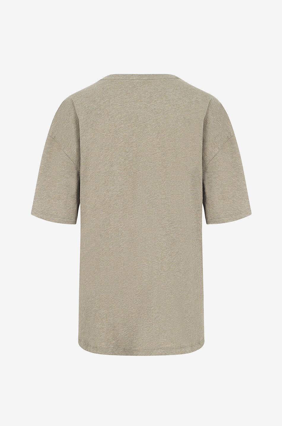 SKIN Carla organic Pima cotton short-sleeved T-shirt Women KHAKI 2