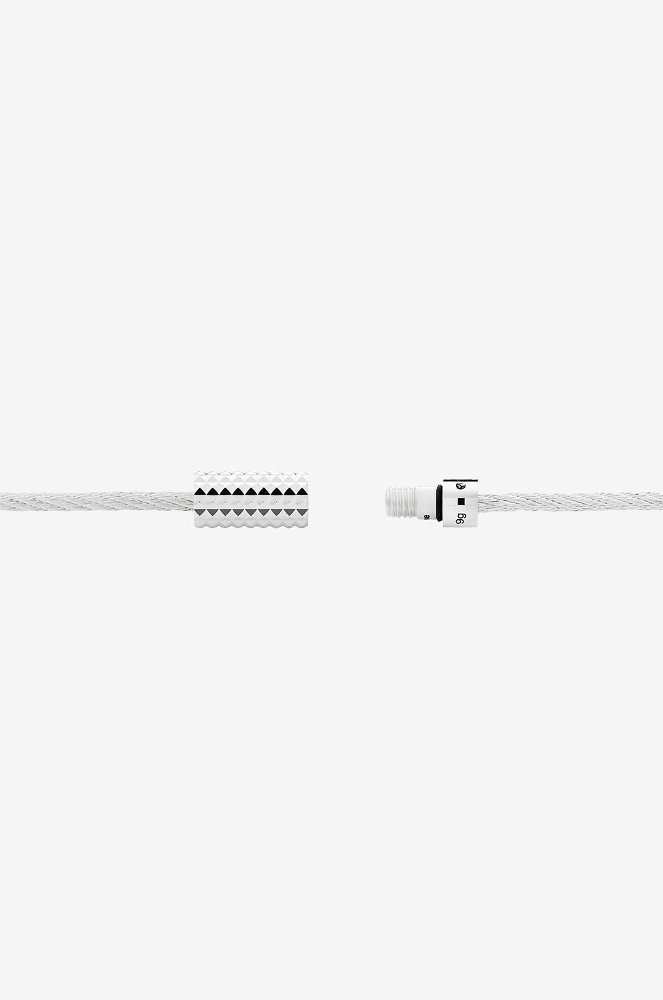 LE GRAMME Guilloché Pyramide Le 9g silver bracelet Men SILVER 4