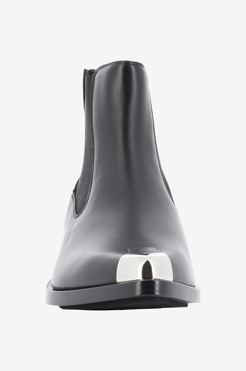Punk pointy-toe chelsea boots