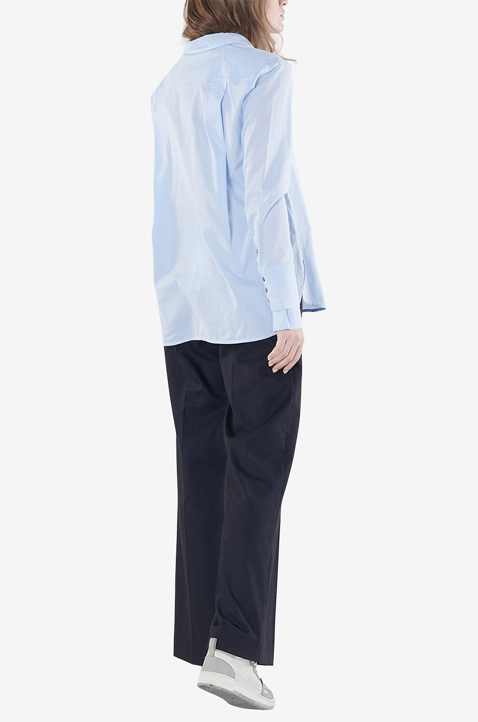 HANA SAN Chemise à manches longues en coton Erin Femme BLEU CLAIR 5