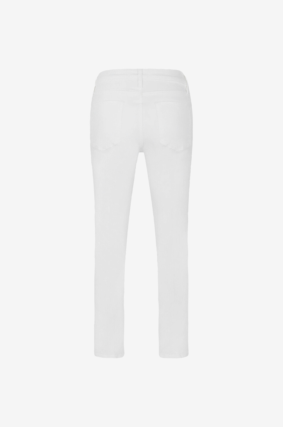 FRAME Jean droit en coton Le High Straight Femme BLANC 2