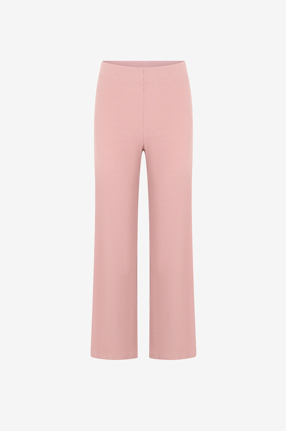 Narine Pima cotton and modal straight leg trousers
