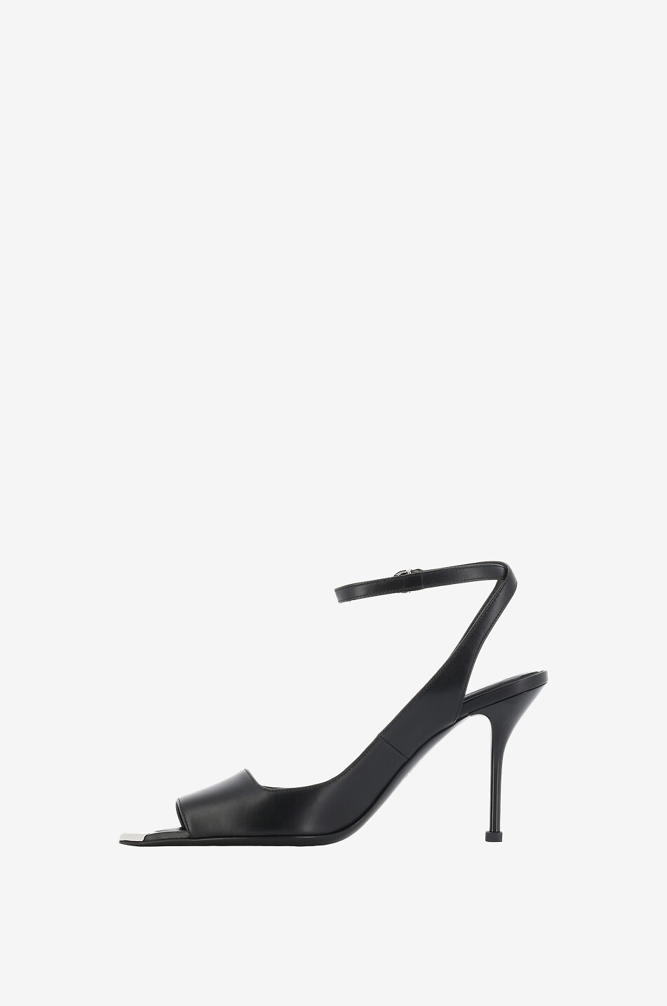 ALEXANDER McQUEEN Sandales à talon et bout ouvert Punk 90 Femme NOIR 3