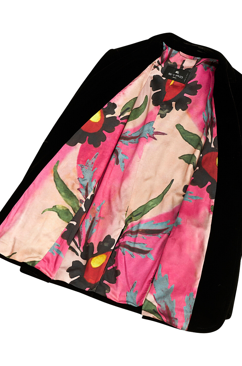 Einreihiger Samt-Oversize-Blazer