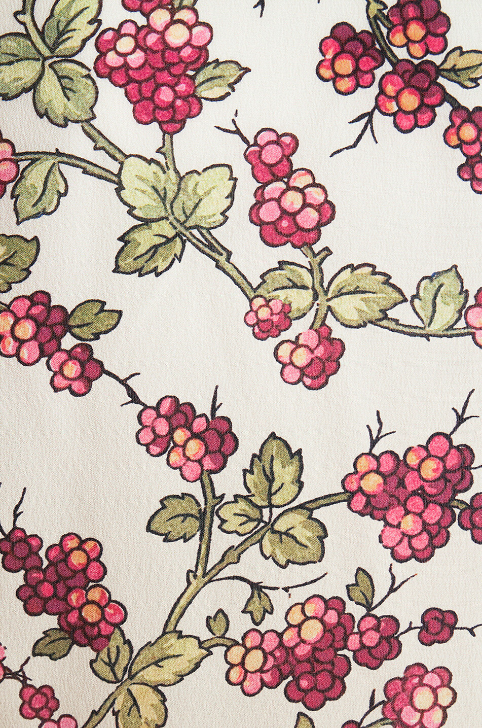 ETRO Boyfriend-Hemd aus Seide Berries Damen WEISS 6