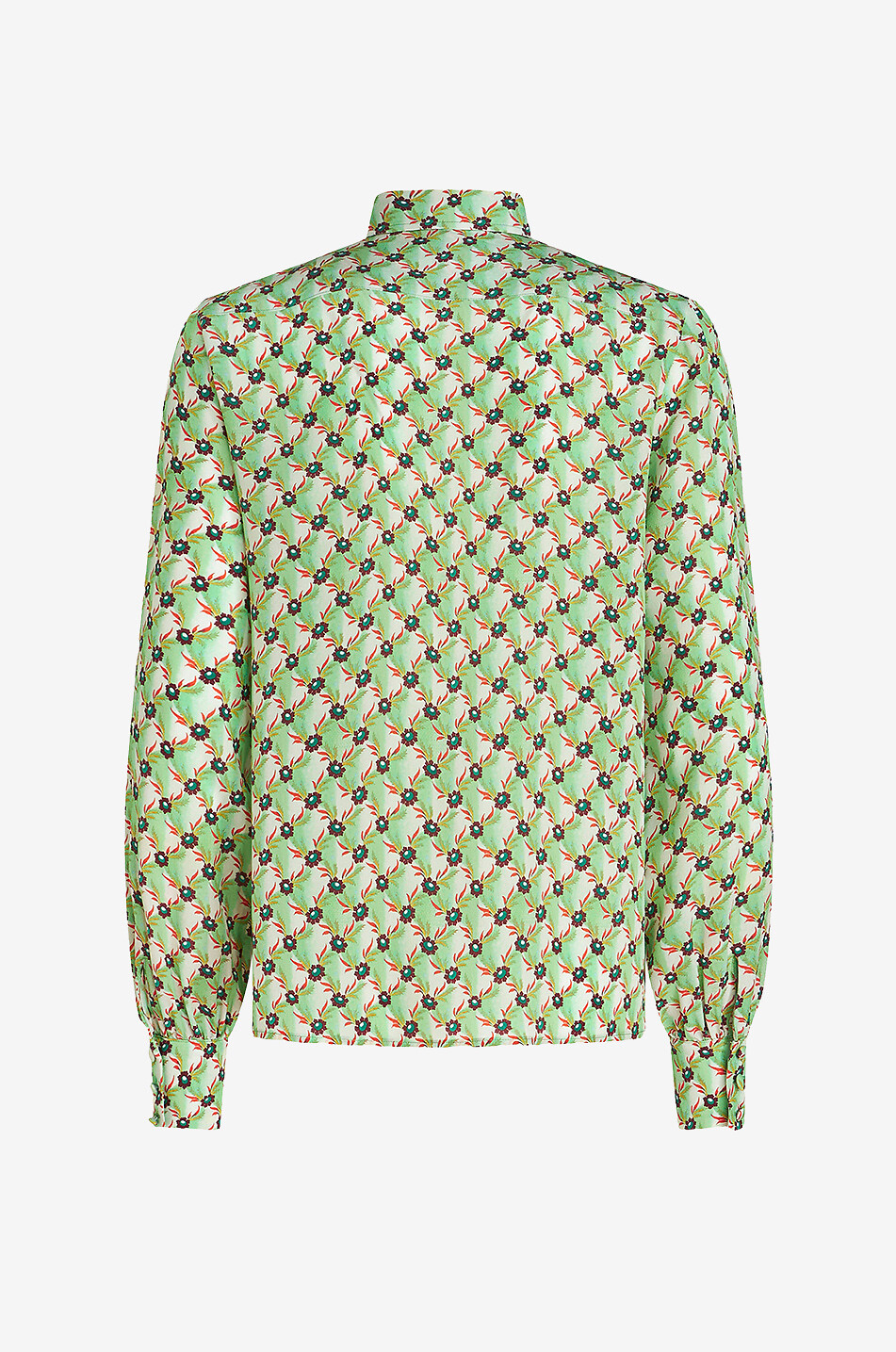 Chemise en crêpe de soie Floralia