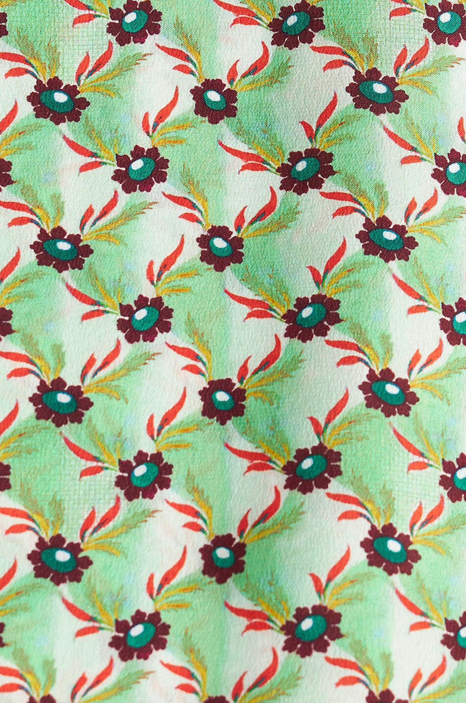 Chemise en crêpe de soie Floralia