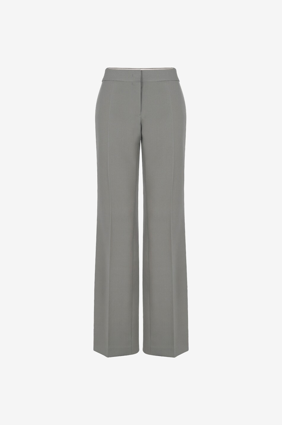 Woll-Gabardine-Hose mit weitem Bein Sharp