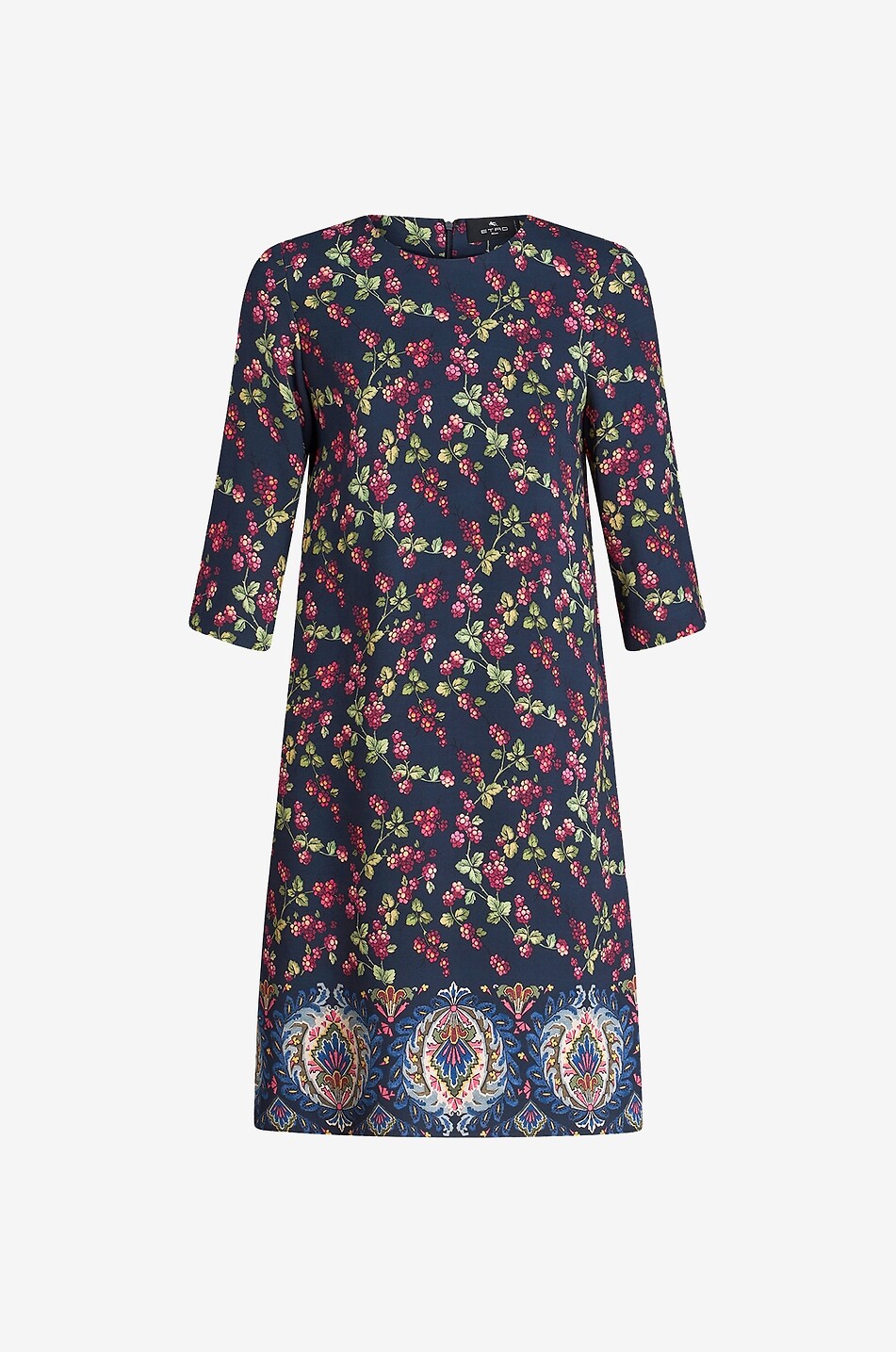 Robe tunique en cady Berries