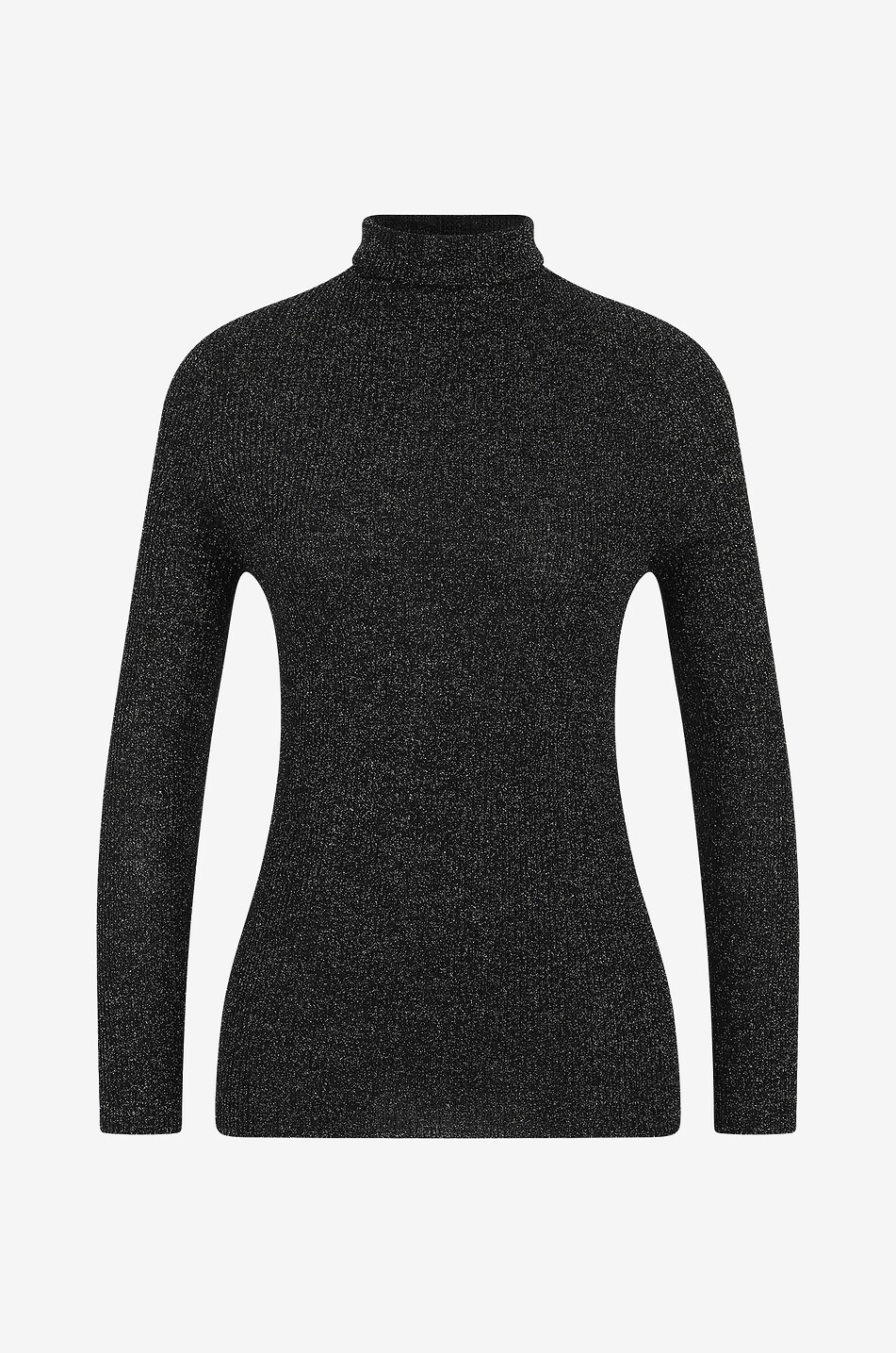 Pull chaussette scintillant à col roulé