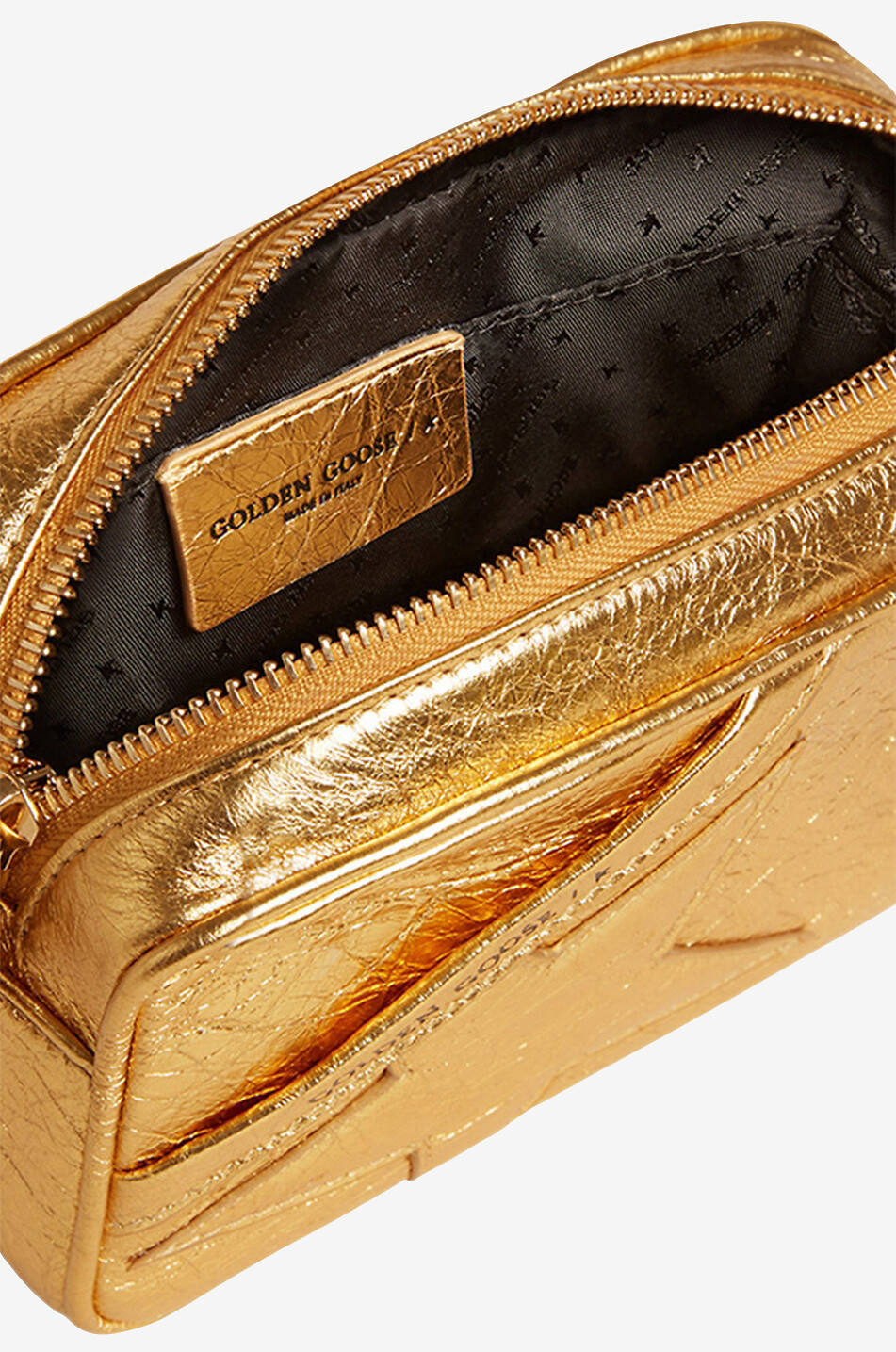 GOLDEN GOOSE Metallic-Schultertasche Mini Star Damen GOLDEN 4